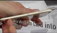 How to insert Sim Card into iPhone 6s iPhone 6S plus 16gb 64gb 128gb