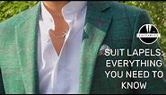 Suit Lapels: Everything You Need to Know. Peak Lapels, Notch Lapels, Shawl Lapels.