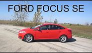 2017 Ford Focus SE // review, walk around, and test drive // 100 rental cars