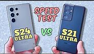Samsung Galaxy S24 Ultra vs S21 Ultra Speed Test