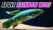 Rainbow Wolf Fish Update! (Erythrinus erythrinus) - Fully Grown