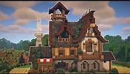 How To Build A Simple Medieval House In Minecraft