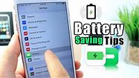 iOS Battery Saving Tips