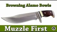 Browning Alamo Bowie Fixed Blade Knife - A new take on the classic bowie knife design