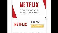 How to redeem a Netflix giftcard code