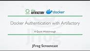 Docker Authentication with JFrog Artifactory