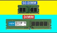 DIMM, SODIMM, UDIMM, RDIMM, Micro DIMM - Ram Form Factor Explained