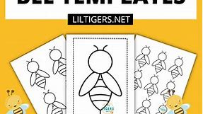 Free Cut Out Bee Template Printables - Lil Tigers Lil Tigers