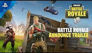 Fortnite – Battle Royale Announce Trailer | PS4