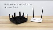How to turn a router into an Access Point