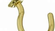 National Hardware N119-685 V2021 Cup Hooks - Solid Brass in Solid Brass, 4 pack