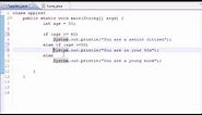 Java Programming Tutorial - 19 - else if Statement