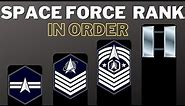 Space Force Ranks in order