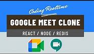 Google Meet Clone - Part 1: HTML/CSS
