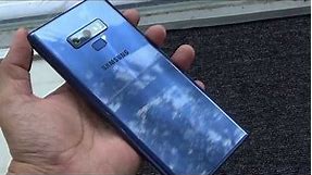 Samsung Galaxy Note 9 Ocean blue color RAM 6GB, ROM 128GB
