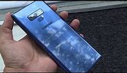 Samsung Galaxy Note 9 Ocean blue color RAM 6GB, ROM 128GB