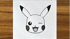 How to draw Pikachu || Beginners drawing tutorials step by step || easy drawings step by step