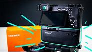 Neewer Battery Grip for Sony A6500, A6300 Unboxing | 3rd Party Battery Grip