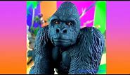 Amazing Wild Animals Toys Apes Monkeys Gorilla Baboons Chimpanzees Orangutans Kids Toy Review