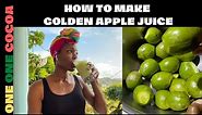 How is Golden Apple Juice Made? | Healthy, Natural, and Organic #drink | One One Cocoa | Grenada