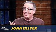 John Oliver on His Hatred for New Year's Eve and His Pirate Party Mishap