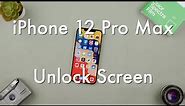 How to Unlock Screen on the iPhone 12 Pro Max || Apple iPhone 12 Pro Max