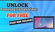 How to unlock Samsung Galaxy View2