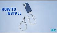 Blu Element Phone Strap - How to attach to your phone case #howto #phonecase