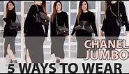 5 WAYS TO WEAR THE CHANEL JUMBO CLASSIC FLAP - ARE BIG BAGS COMING BACK? JUMBO OUTDATED?