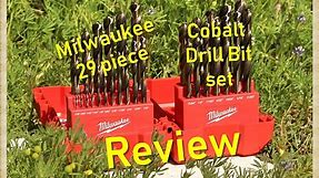 Milwaukee 29 piece Cobalt Drill Bit set Review