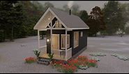 Tiny House Design 3 x 7 meters ( 21 sqm ) With Loft - Cozy Home