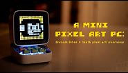 A Mini Pixel Art PC: Divoom Ditoo + 16x16 Art Overview
