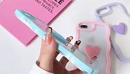 Clear 3d love case for iphone 8 plus iphone 7 plus