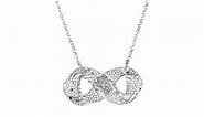 Italian Sterling Silver Infinity Symbol Necklace