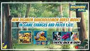 Digimon RPG - BanchoLeomon Burst Mode, In-game changes and Patch 1.61!
