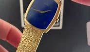 Piaget 18k Yellow Gold Lapis Lazuri Dial Vintage Mens Watch Review | SwissWatchExpo