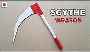 DIY - Make Easy SCYTHE Weapon from A4 Paper - How to make Ninja SCYTHE Paper Weapon