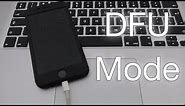 How to Put iPhone in DFU Mode - Enter DFU Mode on iPhone 6 6s SE 5S 5 5C 4S 4 or iPad