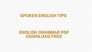 Grammar-Rules.pdf - English - Notes - Teachmint