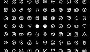 ideate icons - minimal and pixel-perfect icon pack