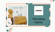 UGREEN Wall Mount Holder Compatible with Google Home Mini and Google Nest Mini Speaker Space-Saving Bracket Accessories White