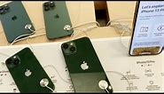 iPhone 13 Alpine Green Shopping Vlog at the Apple Store