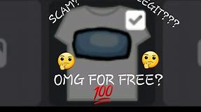 ROBLOX HOW TO MAKE FREE AMONG T SHIRT LEGIT!!!