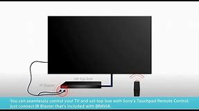 Sony BRAVIA - How to control your TV with set-top box (cable box)