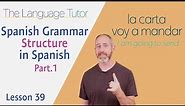 Understanding Spanish Grammar Part.1 *Lesson 39*