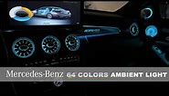 INSTALLING Full Ambient Lighting with 64 Colors in Mercedes Benz C Class C300 C43 C63 AMG