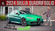The 2024 Alfa Romeo Giulia Quadrifoglio Is A Ferocious Ferrari Powered Super Sedan