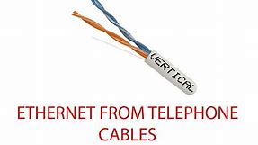 CONVERTING HOME TELEPHONE WIRING TO ETHERNET