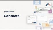 How to use Smartsheet Contacts