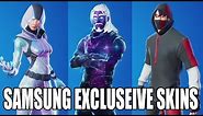 All SAMSUNG Exclusive Skins in Fortnite